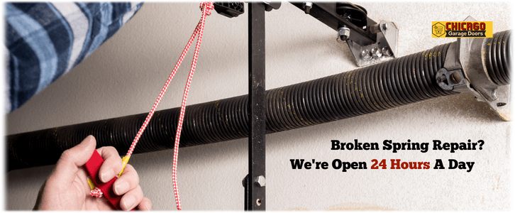 Broken Garage Door Spring Repair Chicago (312) 248-6271